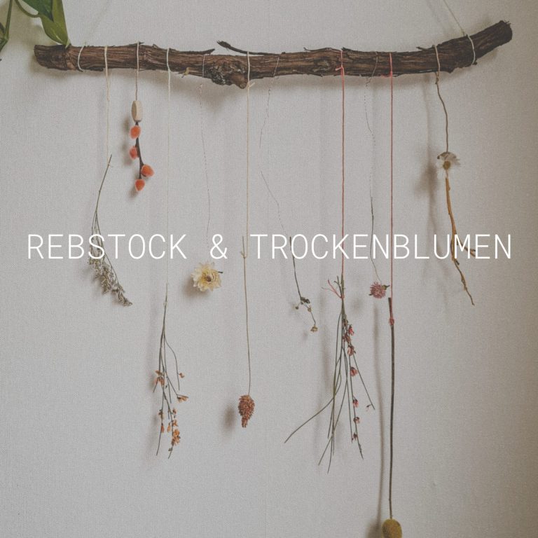 Rebstock & Trockenblumen Logo