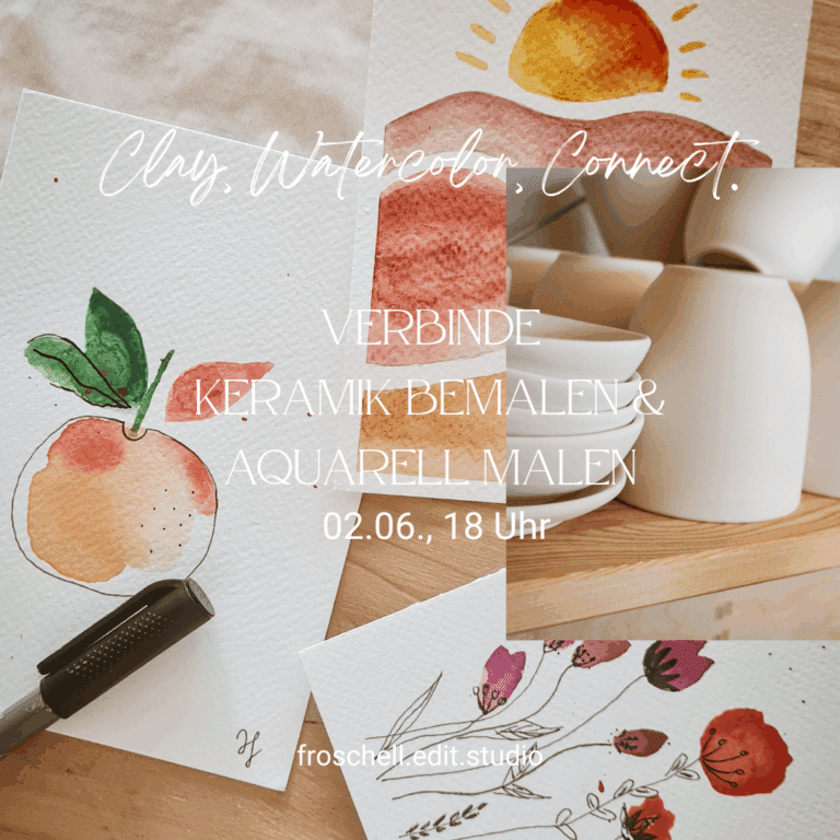 Keramik bemalen & Aquarell malen